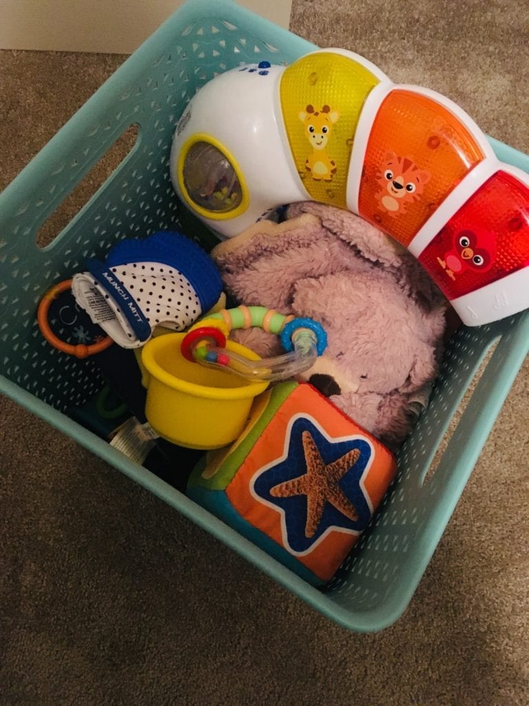 cute toy bins