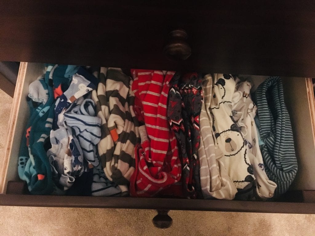 How to Organize Baby's Dresser