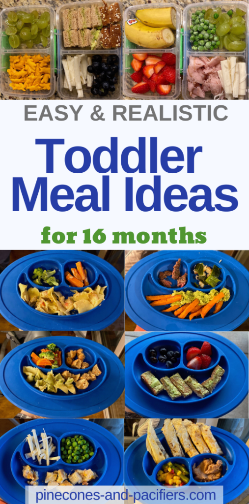 Toddler Meal Ideas - 16 months - Pinecones & Pacifiers