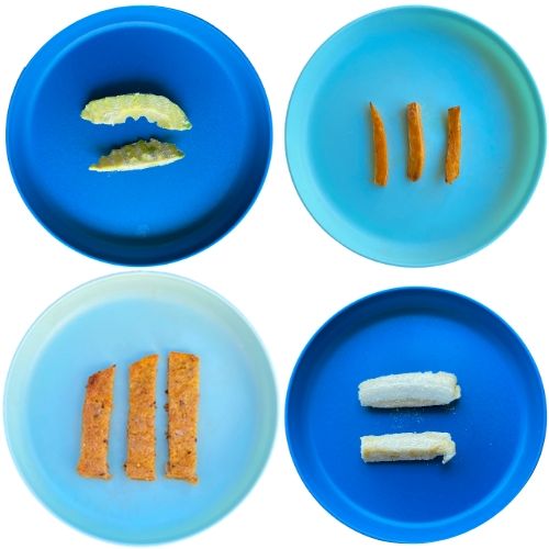 BLW Food Ideas: Avocado, sweet potato, french toast, bananas