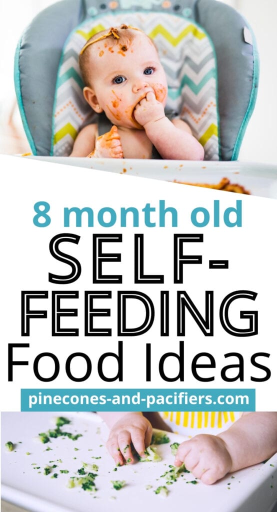8 Month Old Baby  Self Feeding  Food Ideas