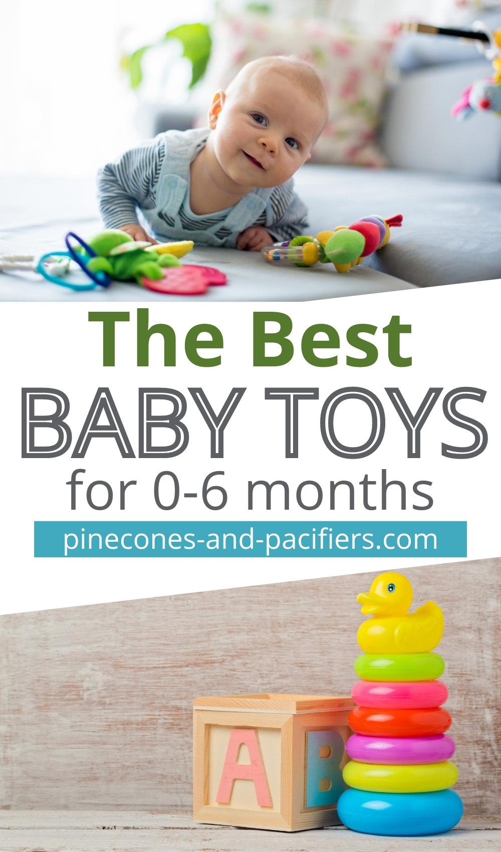 Best Baby Toys for 06 Months Pinecones & Pacifiers