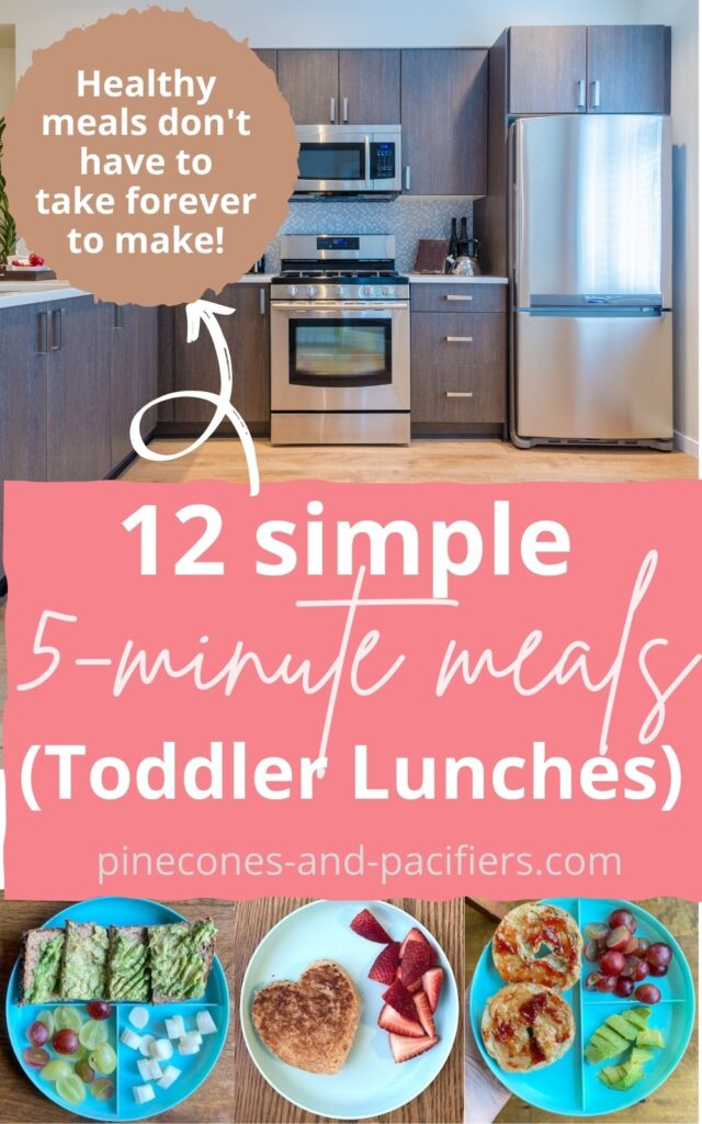 12 simple 5-minute toddler lunch ideas