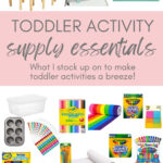 Toddler Activity Supply Essentials graphic