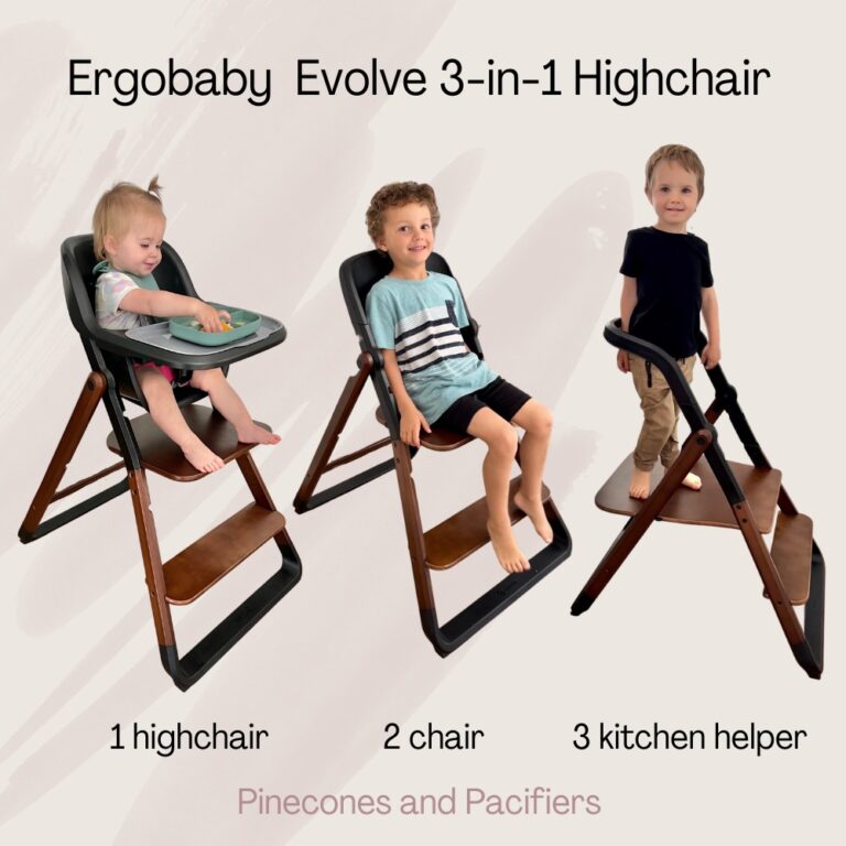 Ergobaby Evolve 3-in-1 Highchair Review - Pinecones & Pacifiers