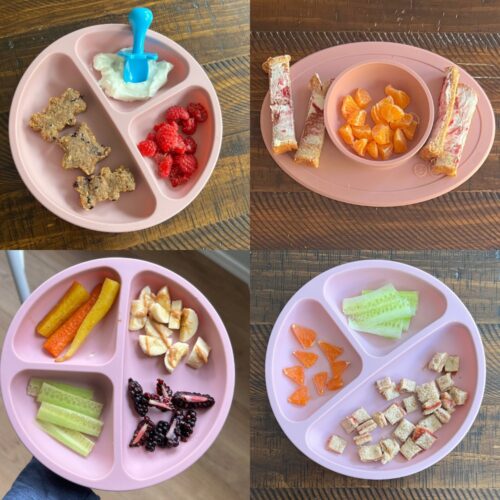 Self-Feeding ideas for 8-12 Month Olds - Pinecones & Pacifiers