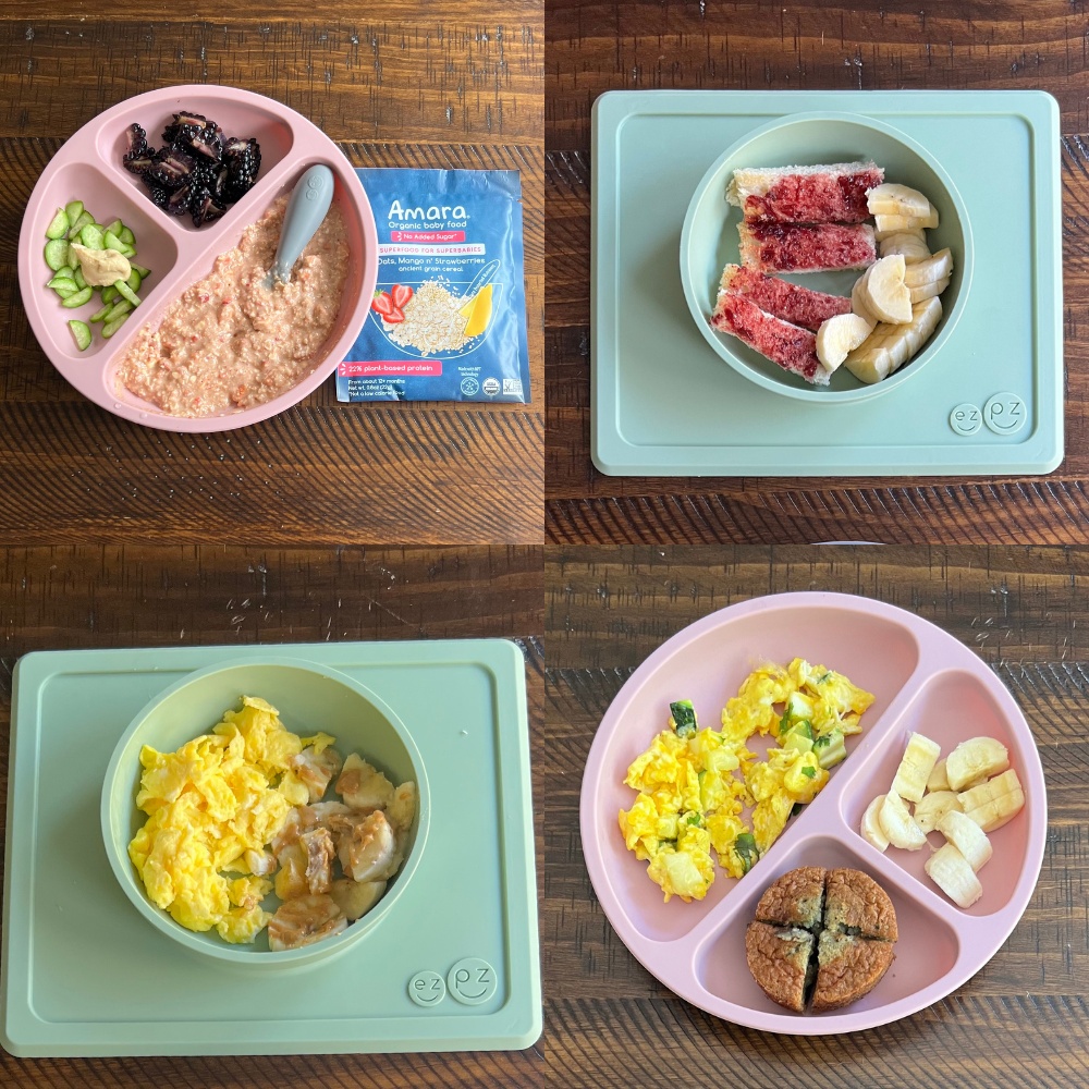 11 month old breakfast plates