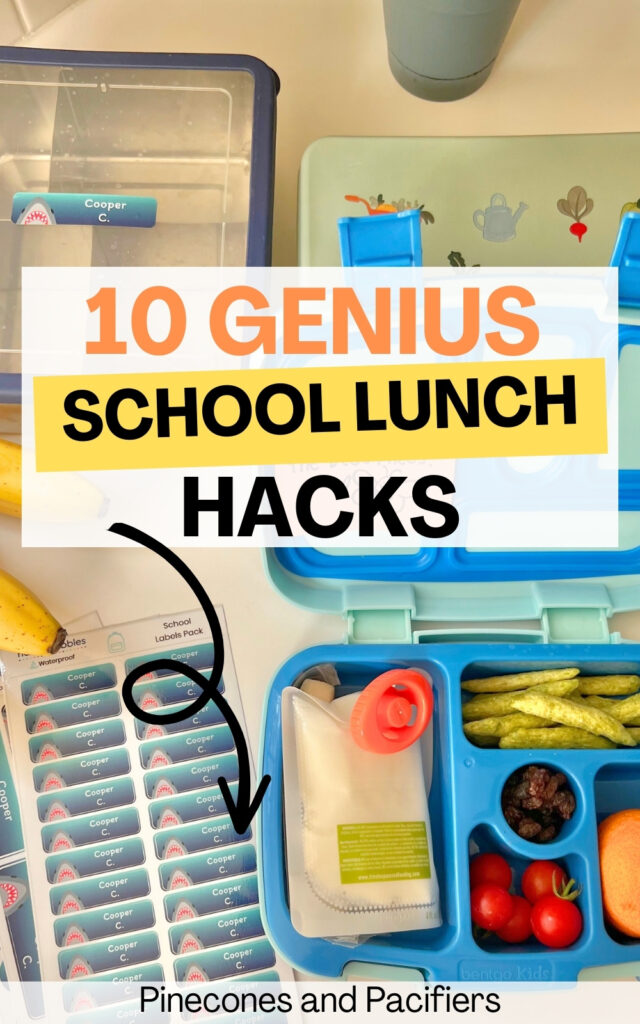 10 Genius lunch hacks graphic