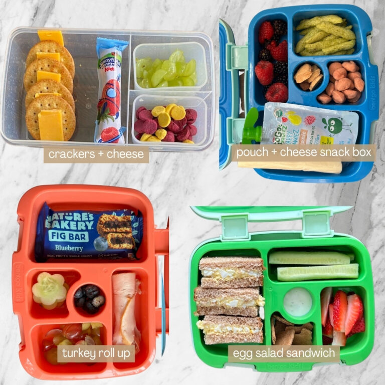 25+ Easy Toddler Lunch Ideas for Daycare - Pinecones & Pacifiers