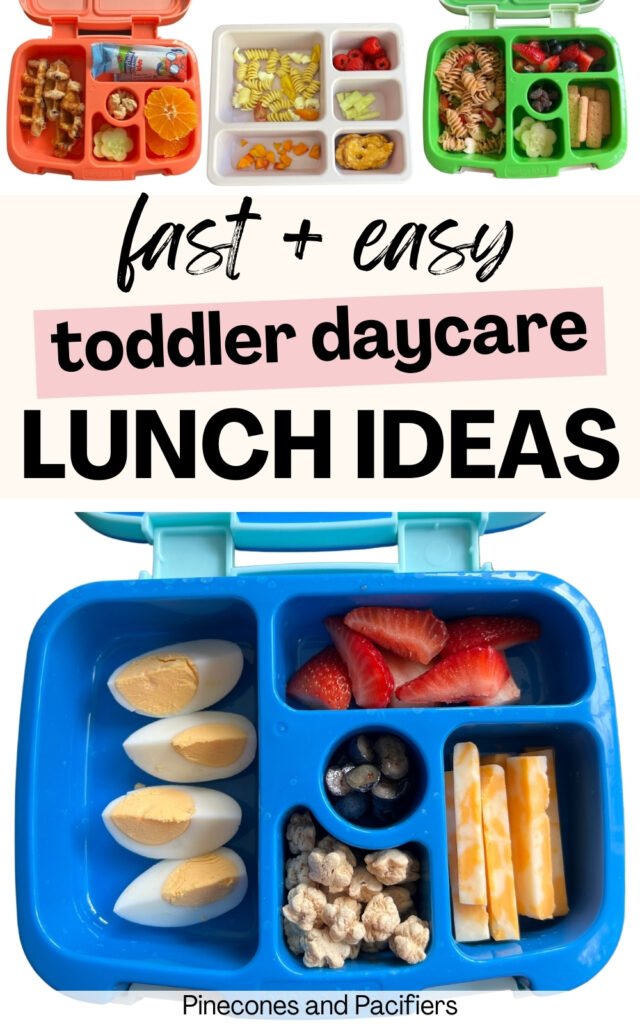 25+ Easy Toddler Lunch Ideas for Daycare - Pinecones & Pacifiers