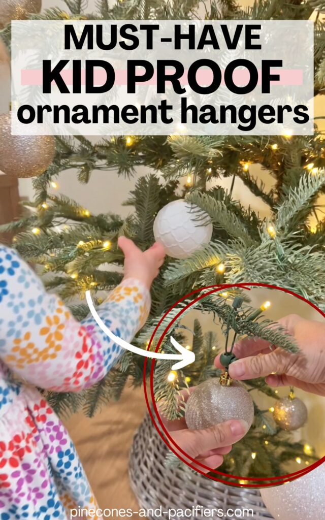 Must-have kid proof ornament hangers - ornament anchors