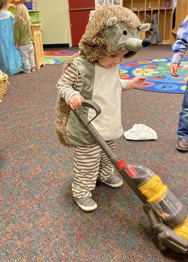 18 month old with vacuum toy