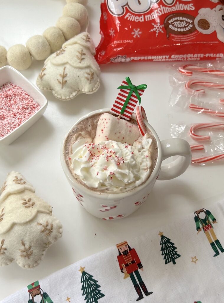 Holiday hot chocolate - free activites with kids