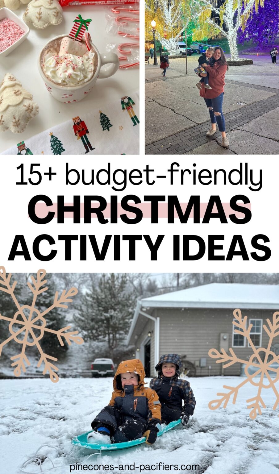 Free Holiday Activities To Do With Your Kids Pinecones & Pacifiers