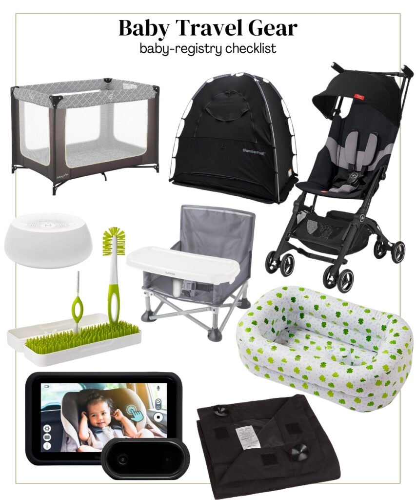 Baby registry checklist - baby travel gear