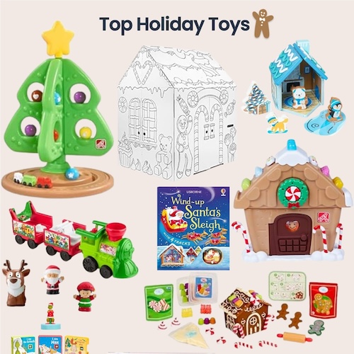 Top holiday toy collage from Amazon
